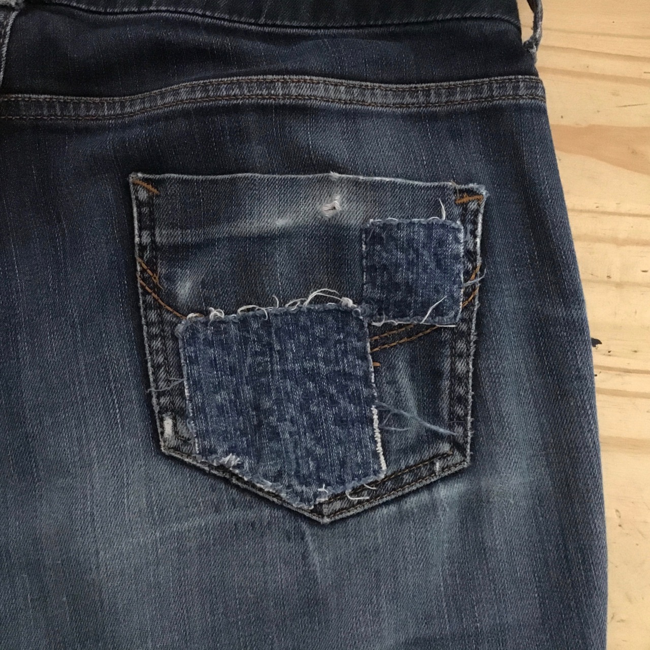 Mending and Lengthening Jeans - Little Conkers