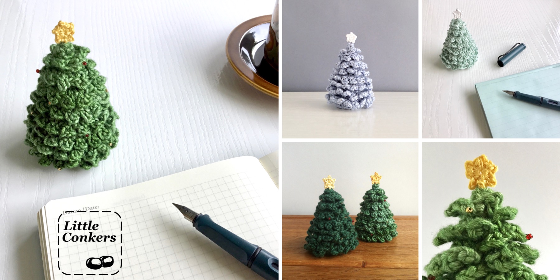 Tabletop Christmas Trees - Little Conkers