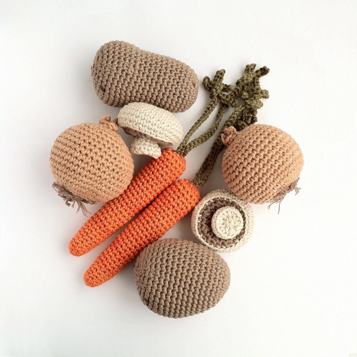Crochet Vegetable Patterns - Little Conkers