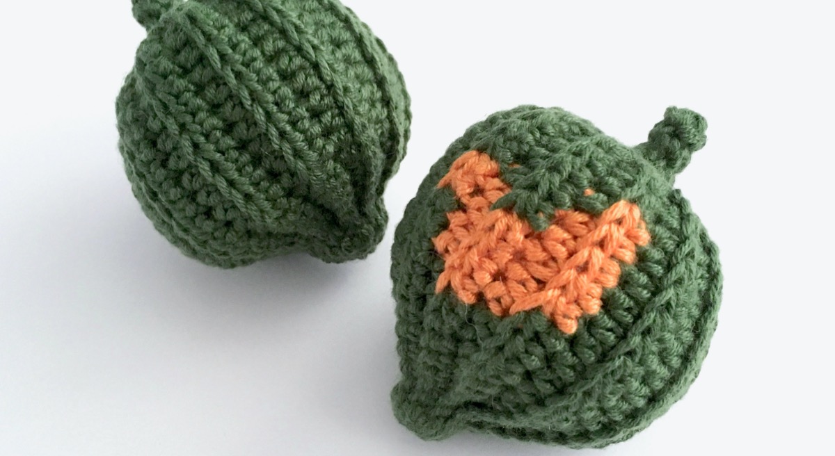 Crocheted Acorn Squash