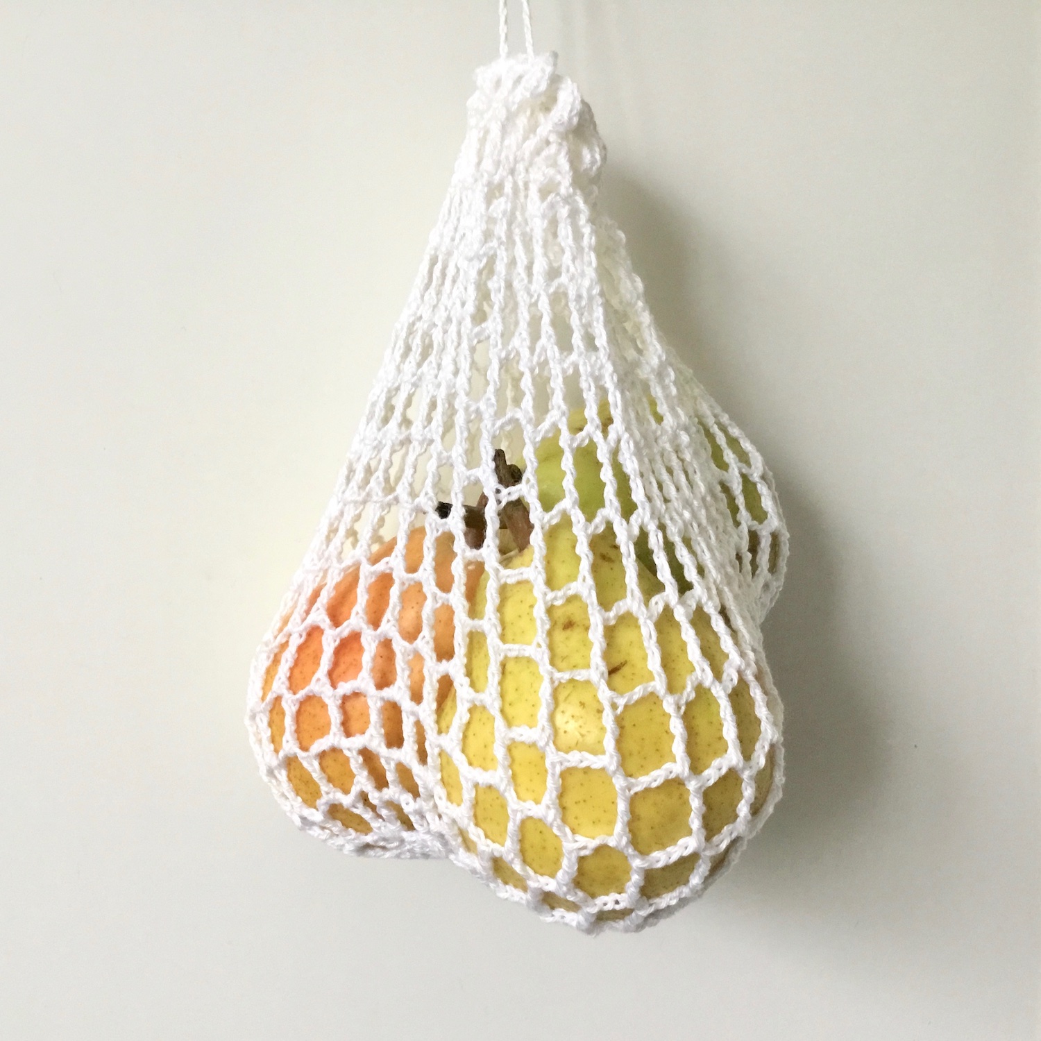 Crochet pattern for a reusable produce bag