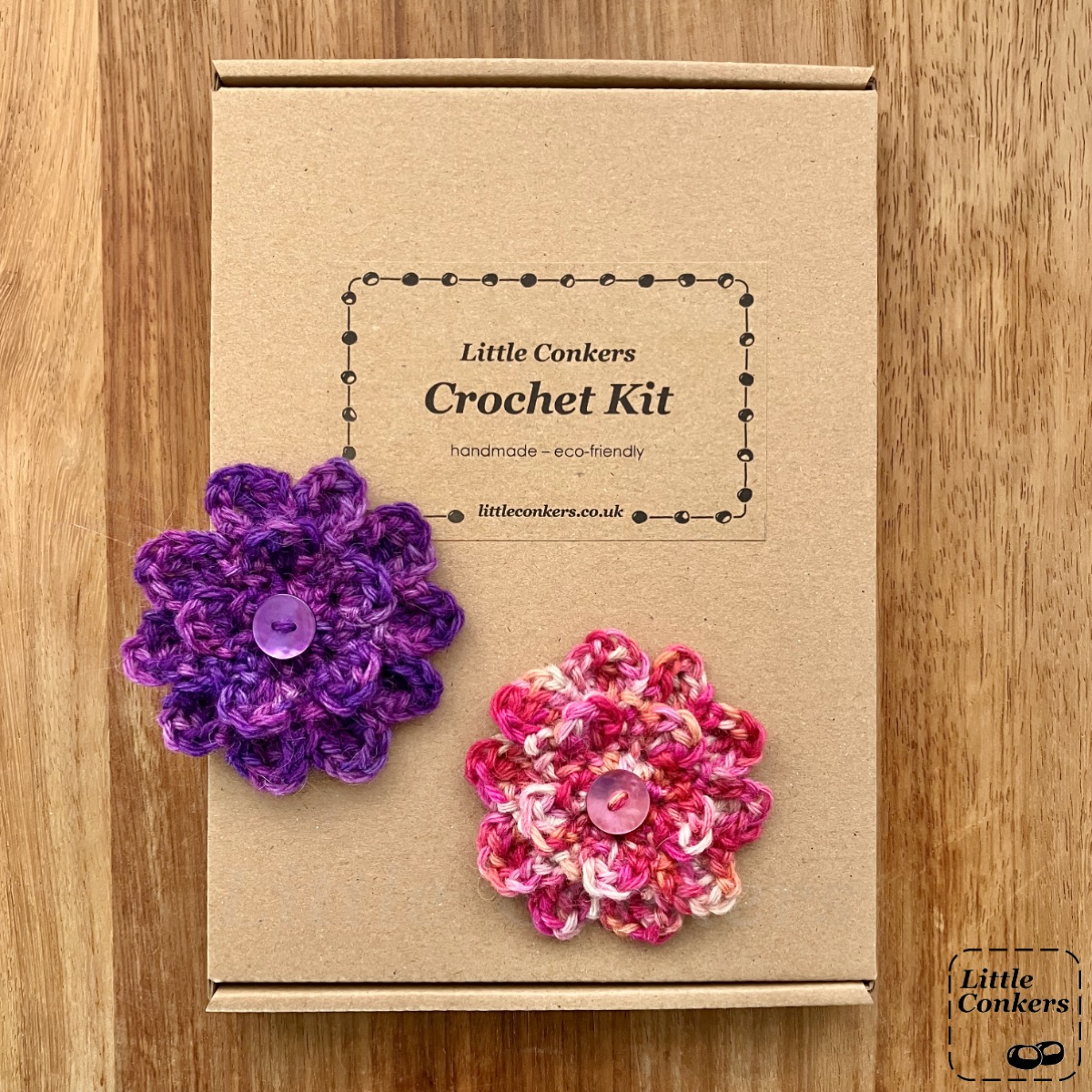 【新品・未使用】ルクセンブルク発！ブローチ Brooch UK punk Flower-Brooch-Kit-1.jpg